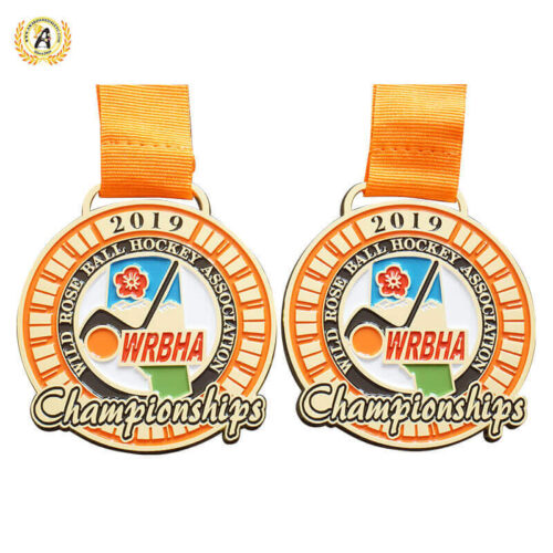 medallas de hockey personalizadas