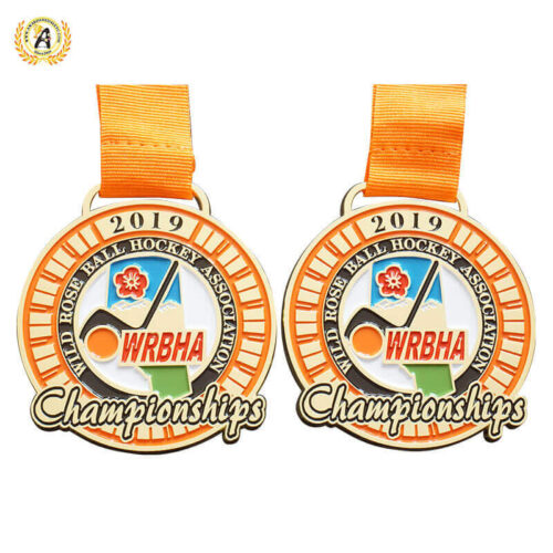 custom hockey medals