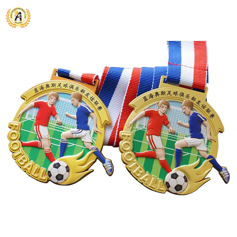 Fußball-Medaille