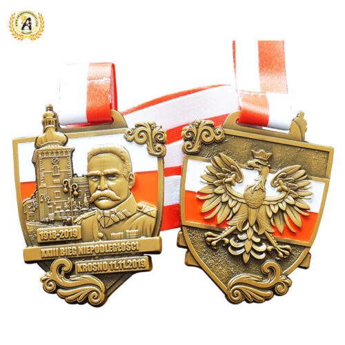 medal with ribbon