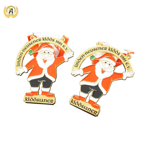 personalised christmas medals