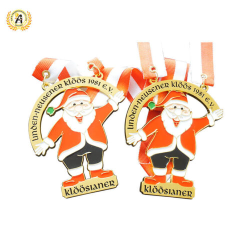 personalised christmas medals