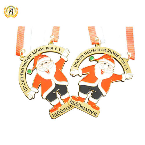 personalised christmas medals