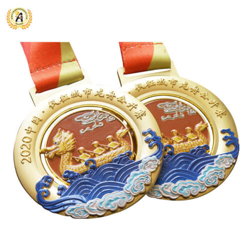 médailles de bateaux-dragons