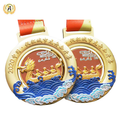 médailles de bateaux-dragons