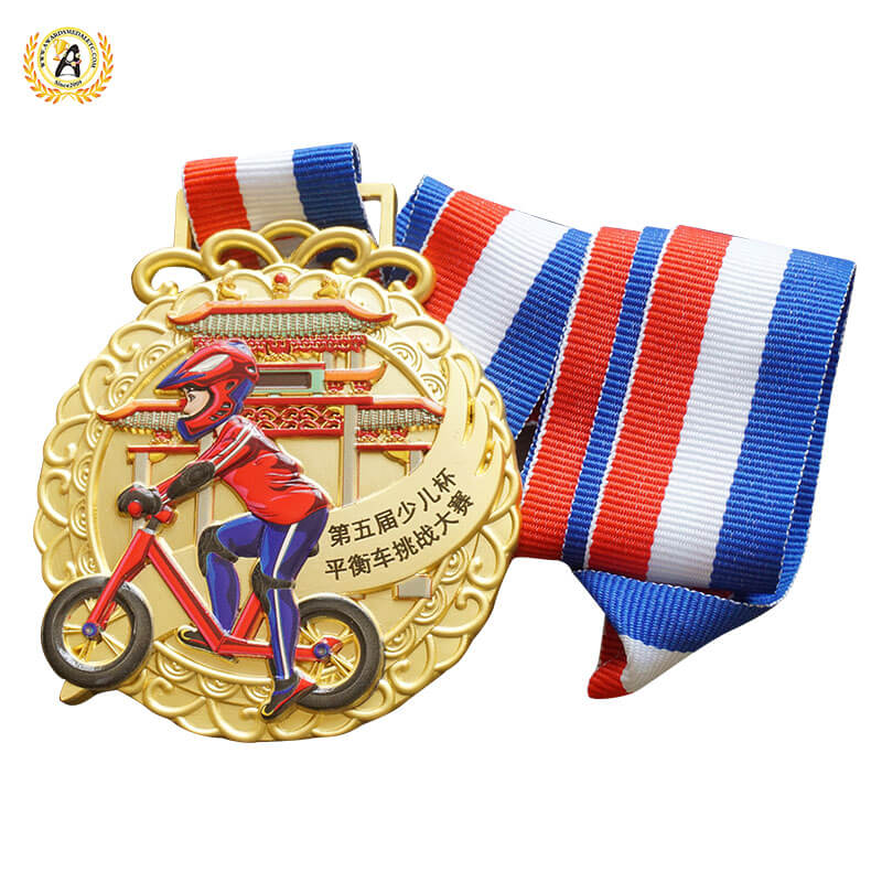 Medallas de bicicleta de equilibrio