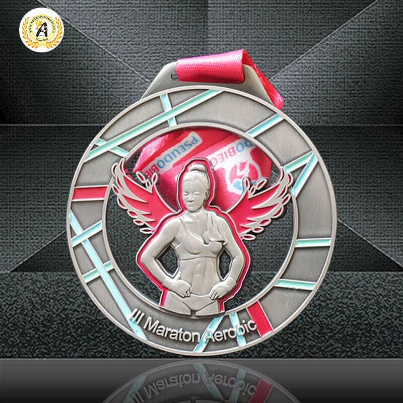 medalla de maratón virtual
