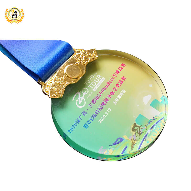 glazen medaille