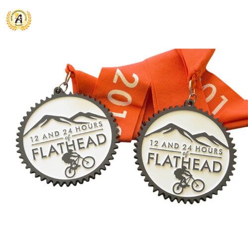 medalla de ciclista