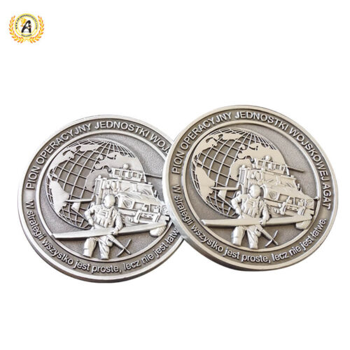 monedas militares personalizadas