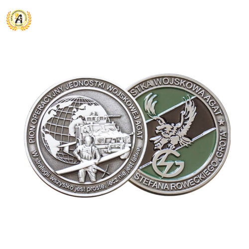 monedas militares personalizadas