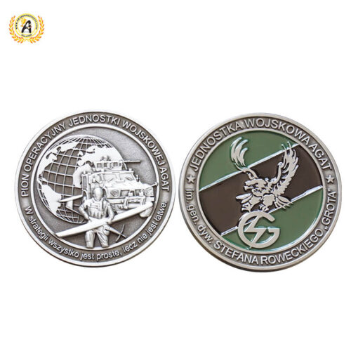 monedas militares personalizadas