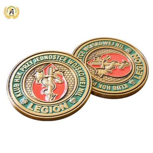 monedas de desafío militar personalizadas