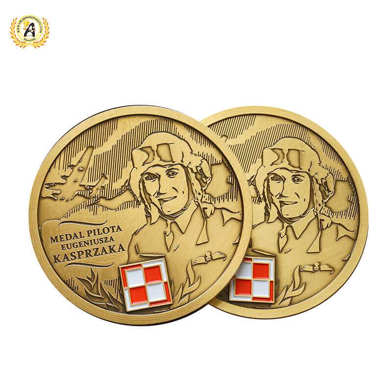 personalized gold coin