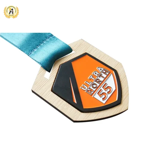 Holz Medaille